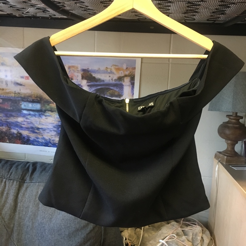 Black tube top